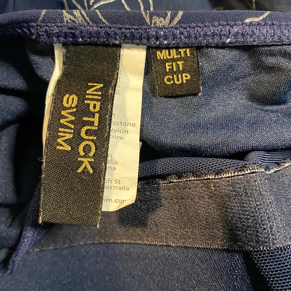 Nip Tuck Swim Foil Joanne Twist Front Tummy Contr… - image 4